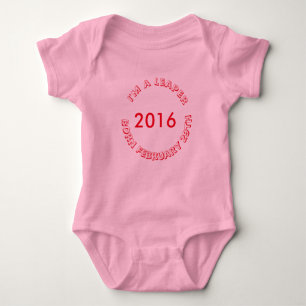 Body T-shirt - 29 février pour fille