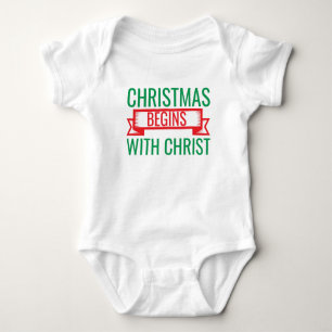 Body T-Shirt à capuche Christmas Begins with Christ-155