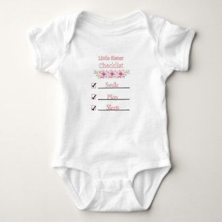 Body T-shirt à liste de Petite Soeur