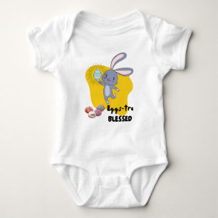 Body T-shirt à thème pour lapin de Pâques / costumes bé