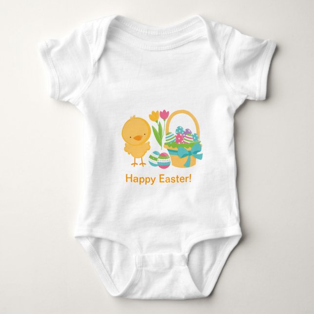 Body T-shirt adorable de Pâques pour des bébés (Devant)