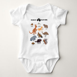 Body T-shirt Animaux australiens Aussie Wildlife