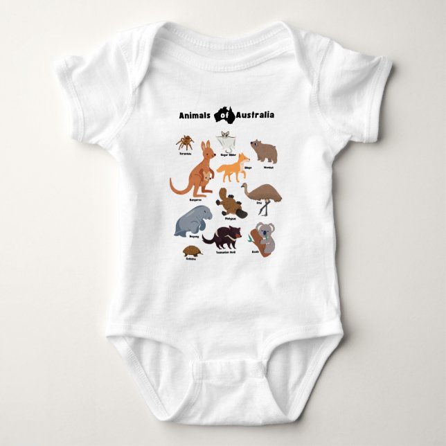 Body T-shirt Animaux australiens Aussie Wildlife (Devant)