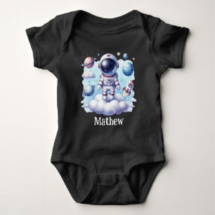 Body T-shirt avec combinaison spatiale d'astronaute mig