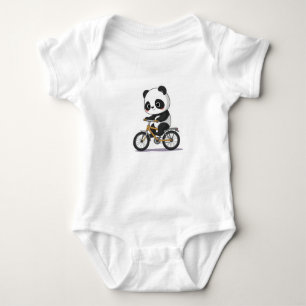 Body T-shirt aventure cycliste Cute Panda