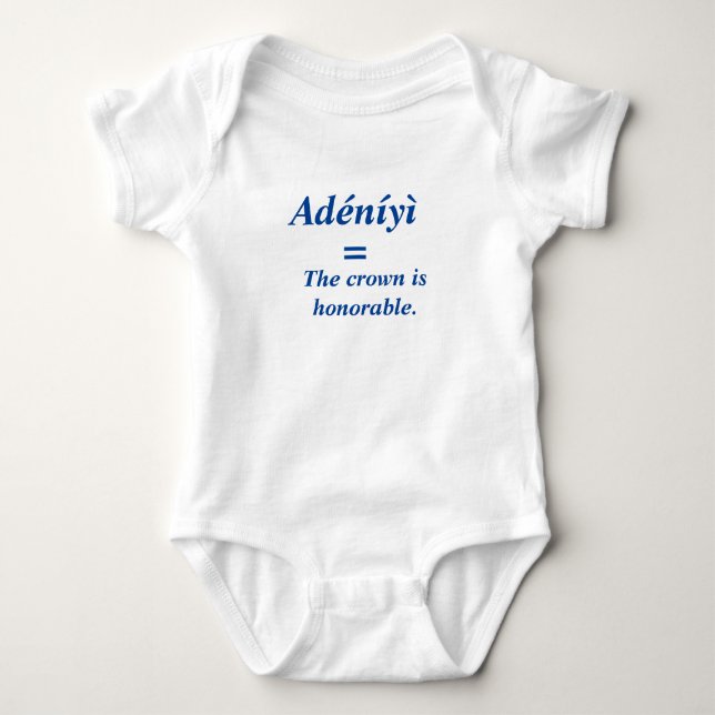 Body T-Shirt Baby Bodysuit : Customisé avec le nom Yoru (Devant)