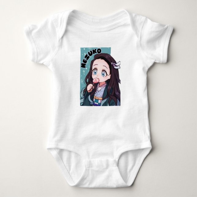 Body t-shirt bébé anima nezuko (Devant)