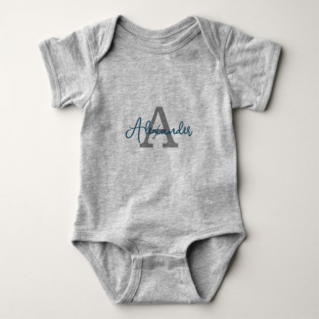 Body T-shirt bébé avec nom HAMbyWG (Devant)