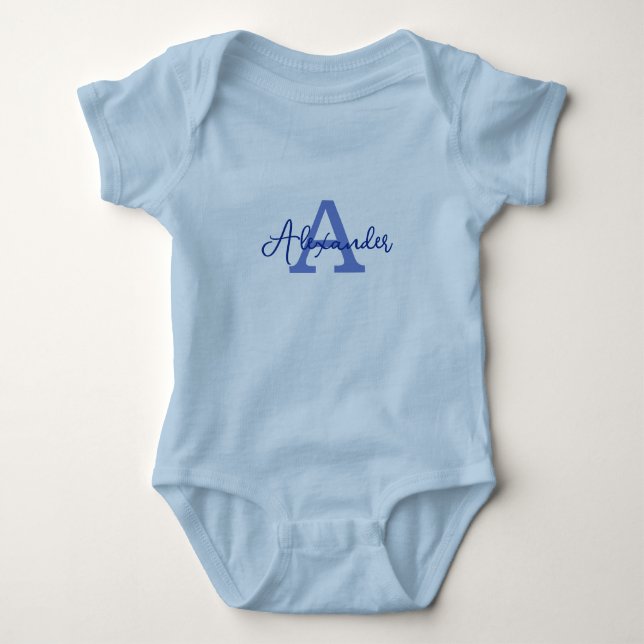 Body T-shirt bébé avec nom HAMbyWG (Devant)