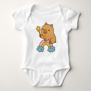 Body T-shirt bébé capybara
