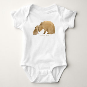 Body T-shirt bébé capybara