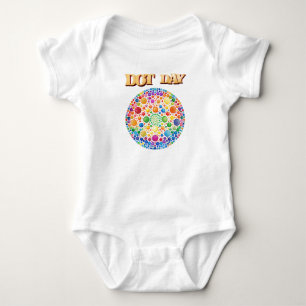 Body T-Shirt bébé Célébration de points colorés .