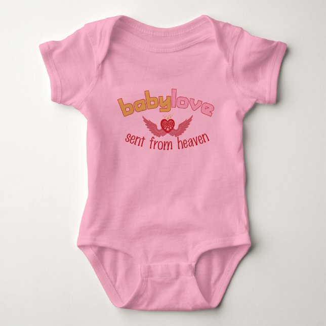Body T-shirt bébé chrétien (fille) (Devant)