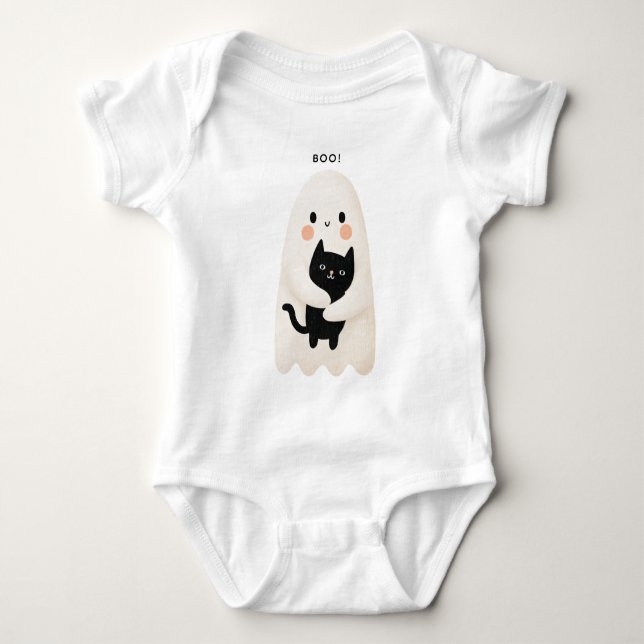 Body T-shirt bébé d'Halloween (Devant)