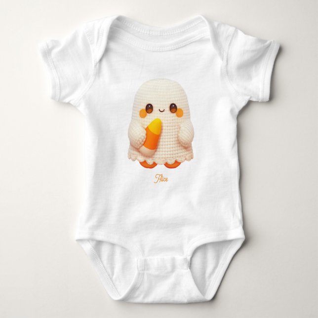 Body T-shirt bébé d'Halloween (Devant)