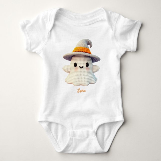 Body T-shirt bébé d'Halloween (Devant)