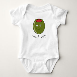 Body T-Shirt Bébé En Un Pièce, Olive You