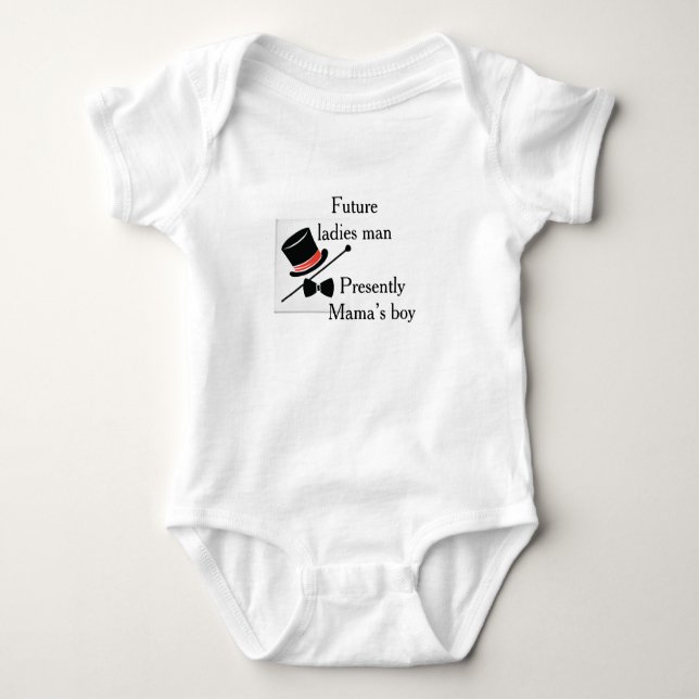 Body T-shirt bébé "Future Ladies Man" (Devant)