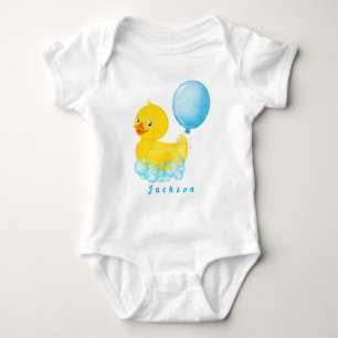 Body T-Shirt Bébé Garçon Premier Anniversaire Canard en