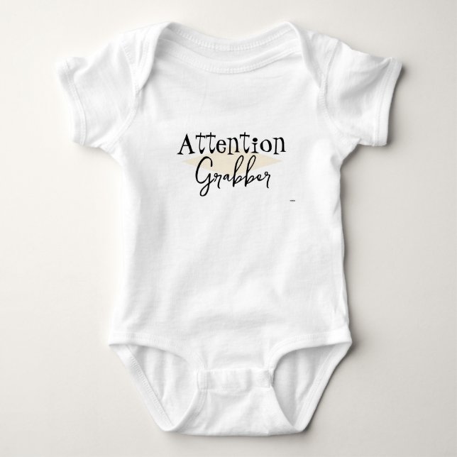 Body T-shirt bébé Grabber HAMbyWG (Devant)