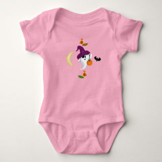 Body T-Shirt bébé Halloween fantôme