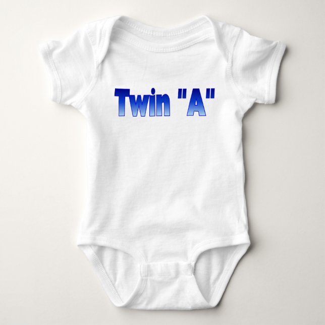 Body T-shirt bébé jumeau (Devant)