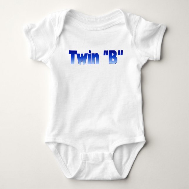 Body T-shirt bébé jumeau (Devant)