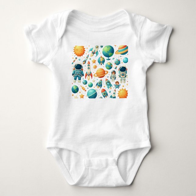 Body T-shirt bébé "Lost in the Woods" (Devant)