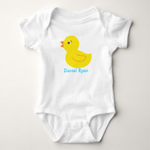 Body T-shirt bébé personnalisé en caoutchouc canard can