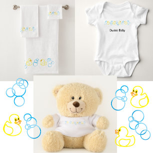 Body T-shirt bébé pour bulles et canards