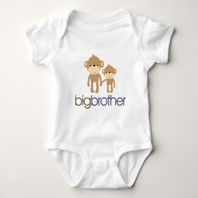 Body T-shirt Big Brother Monkey (Devant)