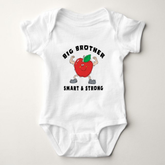 Body T-shirt Big Brother Smart & Strong (Devant)
