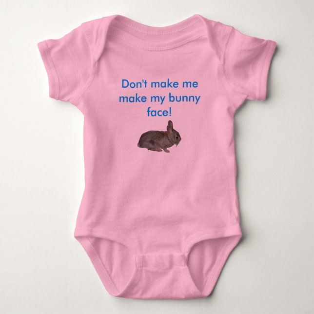 Body T-shirt Bunny Face (Devant)