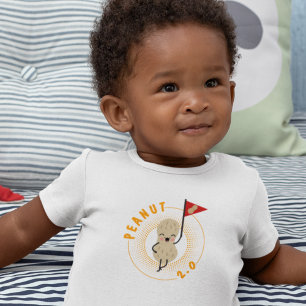 Body T-shirt Cacahuète 2.0 - Cacahuète souriante avec d