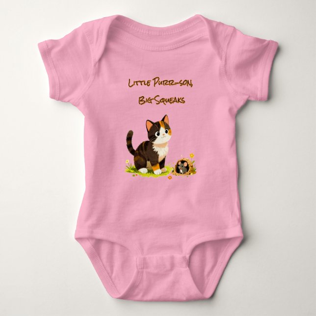 Body T-Shirt Chat Chaton Souris (Devant)