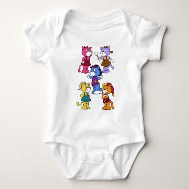 Body T-shirt Chats Boomi (Devant)