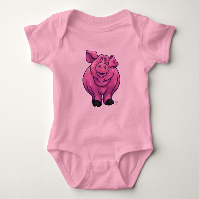 Body T-shirt cochon (Devant)