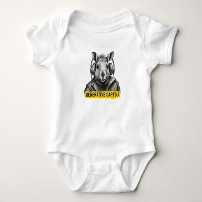 Body T-shirt cool Capybara (Devant)