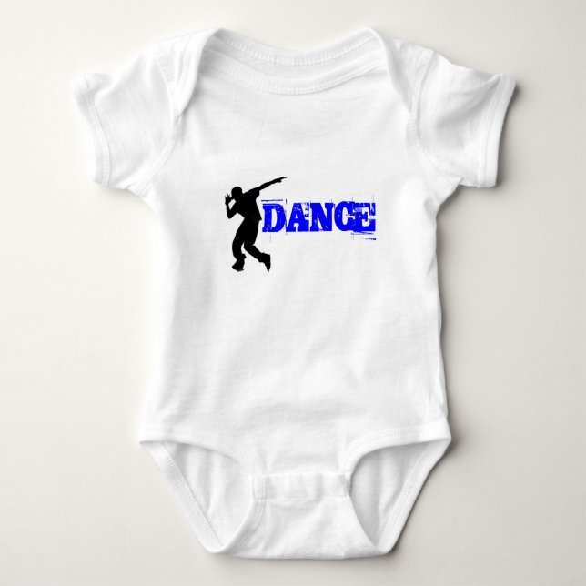 Body T-shirt corps de danse pour bébé (Devant)