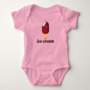 Body T-shirt crème glacée