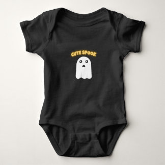 Body T-Shirt Cute Spook | Minimalist Kawaii Ghost Hallo