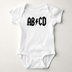 Body T-shirt de bébé d'ABCD
