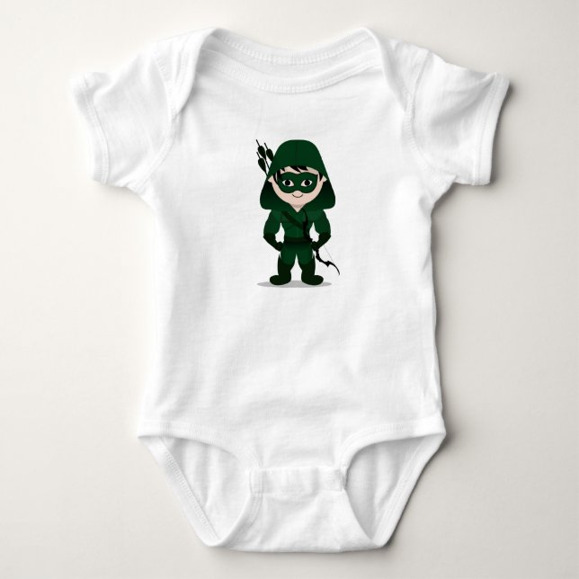 Body T-shirt de bébé de Chibi Archer (Devant)