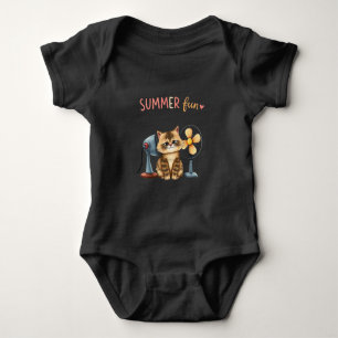 Body T-shirt de chat drôle d'été Tabby 