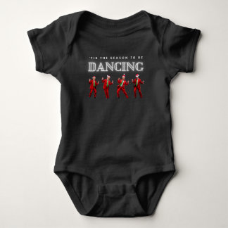 Body T-shirt de danse Trump de Noël pour bébé