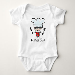 Body T-shirt de dessin animé Le petit chef pour enfants