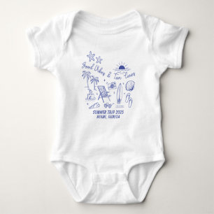 Body T-shirt de groupe assorti pour un voyage de famill