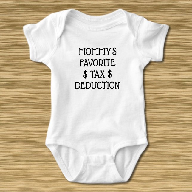 Body T-shirt de la déduction fiscale préférée de maman (Créateur téléchargé)