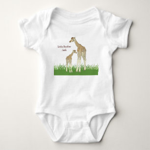 Body T-shirt de la petite fille Giraffes