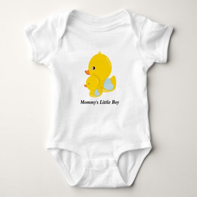 Body T-shirt de la petite maman en caoutchouc de canard (Devant)